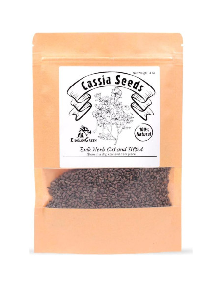 Té de Semilla de Cassia Tostada Orgánica EidolonGreen 113g - Sin Azúcar Té de Semilla de Cassia Tostada Orgánica EidolonGreen 113g - Sin Azúcar