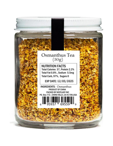 Flor de Té Osmanthus Seco NESTLADY 30g 100% Natural Flor de Té Osmanthus Seco NESTLADY 30g 100% Natural