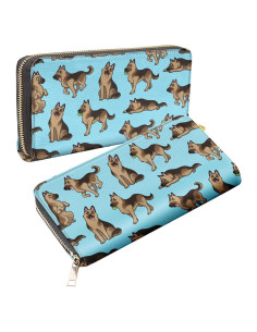 Billetera Clutch WIRESTER PU con Cremallera para Mujeres - 19x10 cm