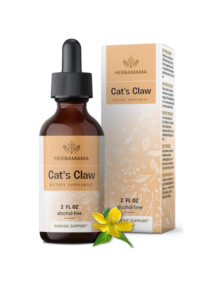Tintura de Uña de Gato Herbamama 625 mg - Suplemento Vegano Tintura de Uña de Gato Herbamama 625 mg - Suplemento Vegano