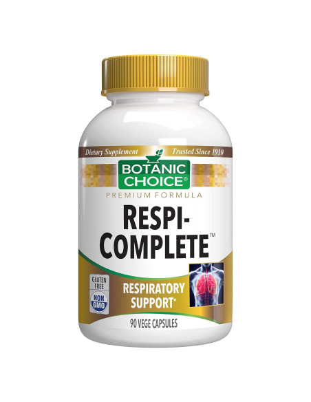 Suplemento Respiratorio Botanic Choice Respi-Complete 90 Cápsulas Suplemento Respiratorio Botanic Choice Respi-Complete 90 Cápsulas