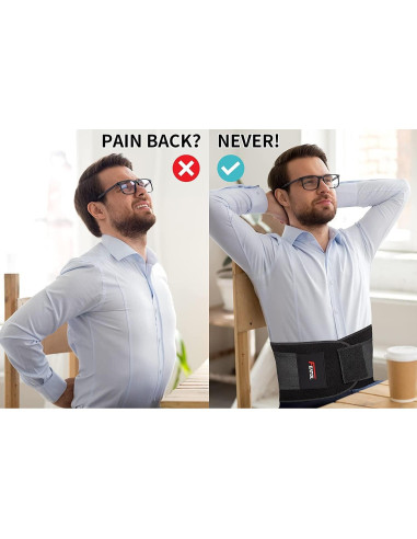 Cinturón de Soporte Lumbar FEATOL - Alivio Espalda Baja