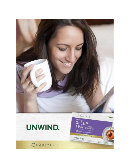 Té para Dormir Carlyle | 60 Bolsas | Sin Cafeína | Mezcla Herbal Té para Dormir Carlyle | 60 Bolsas | Sin Cafeína | Mezcla Herbal