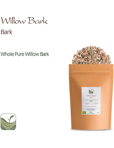 Té de Corteza de Sauce Blanco Orgánico 200g - Valley of Tea Té de Corteza de Sauce Blanco Orgánico 200g - Valley of Tea