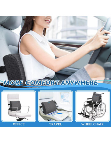 Almohada Lumbar LumbarPal LP0001-0GE Espuma Viscoelástica