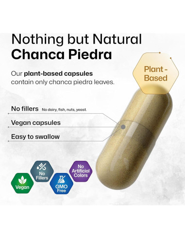Cápsulas Chanca Piedra BioKrauter 1200 mg - 250 Unidades