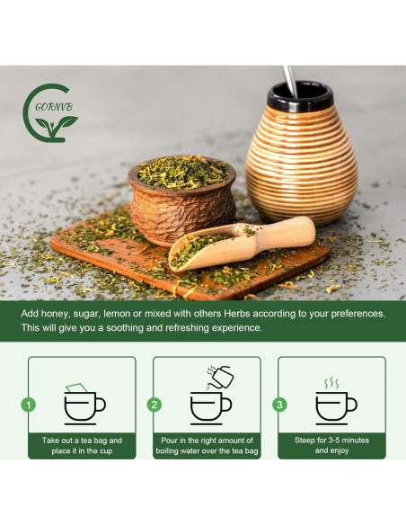 Bolsitas de Té de Yerba Mate Orgánica GORNVB 30 Unidades Bolsitas de Té de Yerba Mate Orgánica GORNVB 30 Unidades