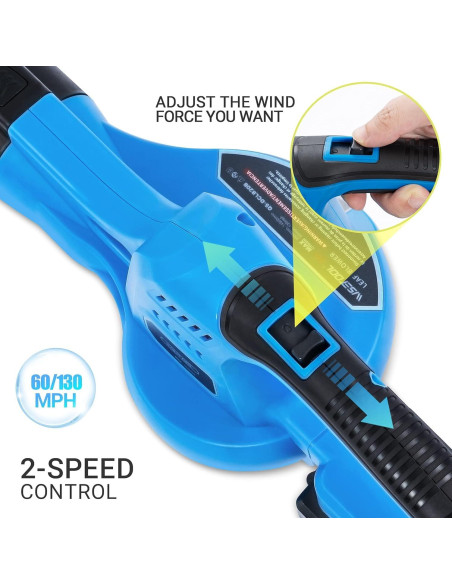 Soplador de Hojas WISETOOL 20V Inalámbrico 1.5kg Vel. 209km/h Soplador de Hojas WISETOOL 20V Inalámbrico 1.5kg Vel. 209km/h