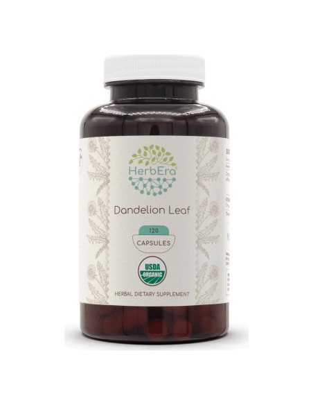 Cápsulas de Hoja de Diente de León Orgánico 120 Unidades 500 mg Cápsulas de Hoja de Diente de León Orgánico 120 Unidades 500 mg