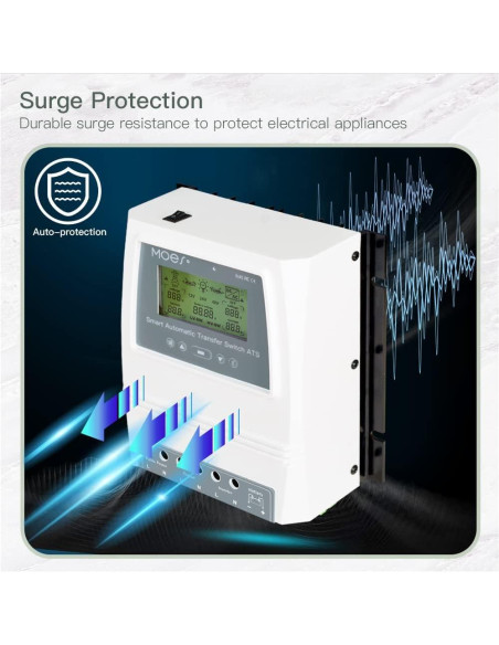 Interruptor Automático Solar/Eólico MOES 80A 8kW Control Remoto Interruptor Automático Solar/Eólico MOES 80A 8kW Control Remoto