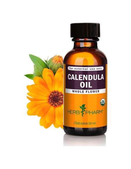 Aceite de Caléndula Orgánico Herb Pharm 30 ml - Uso Tópico Aceite de Caléndula Orgánico Herb Pharm 30 ml - Uso Tópico