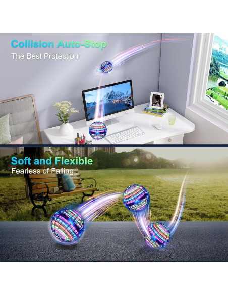 Bola Orbital Voladora SAMFIWI Azul 2024 con Luces RGB Bola Orbital Voladora SAMFIWI Azul 2024 con Luces RGB
