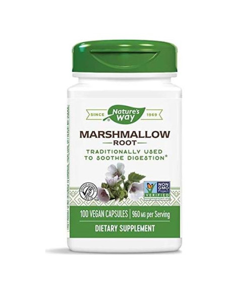 Raíz de Malvavisco Nature's Way 480 mg 100 Cápsulas x2 Raíz de Malvavisco Nature's Way 480 mg 100 Cápsulas x2