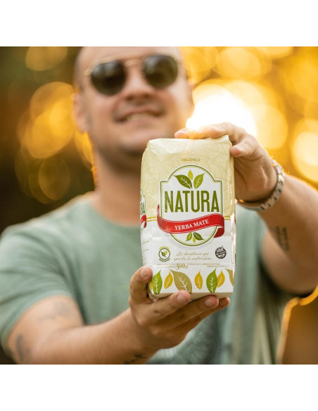 Yerba Mate Orgánica Natura 500g - Sin Gluten - Argentina Yerba Mate Orgánica Natura 500g - Sin Gluten - Argentina
