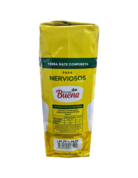 Yerba Mate La Selva 1 kg con Hierbas para Estrés Yerba Mate La Selva 1 kg con Hierbas para Estrés