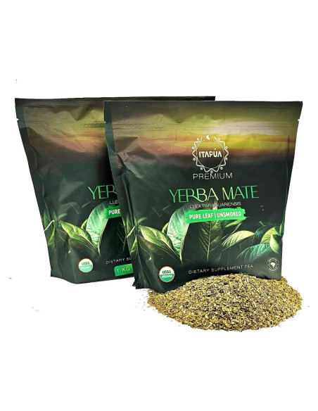 Yerba Mate Orgánica GOYERBAMATE 2 KG Libre de Humo Hoja Pura Yerba Mate Orgánica GOYERBAMATE 2 KG Libre de Humo Hoja Pura