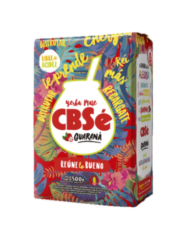 Yerba Mate CBSé Energía con Guaraná 2-Pack 1000g