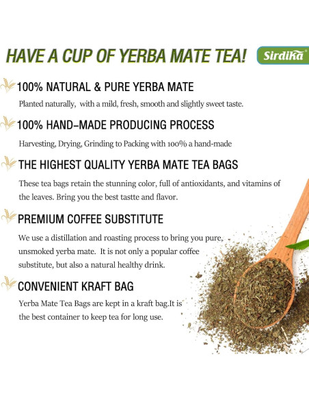 Bolsitas de Té de Yerba Mate Super 7 en 1 - 30 Unidades Bolsitas de Té de Yerba Mate Super 7 en 1 - 30 Unidades