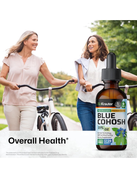 Tinctura de Blue Cohosh BioKrauter 60 ml - Salud de la Mujer Tinctura de Blue Cohosh BioKrauter 60 ml - Salud de la Mujer