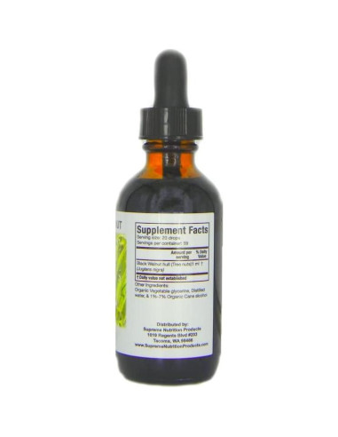 Tintura Herbal de Nogal Negro Supreme Nutrition 59 ml