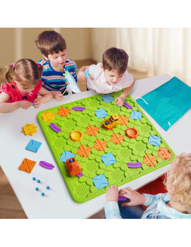 Juegos de Rompecabezas Burgkidz 1.28 kg para Niños 3-8 Años