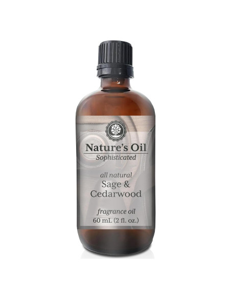 Aceite de Fragancia Natural Salvia y Madera de Cedro 60mL Aceite de Fragancia Natural Salvia y Madera de Cedro 60mL