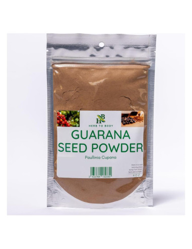Polvo de Semilla de Guaraná Herb To Body 113.4g 100% Natural