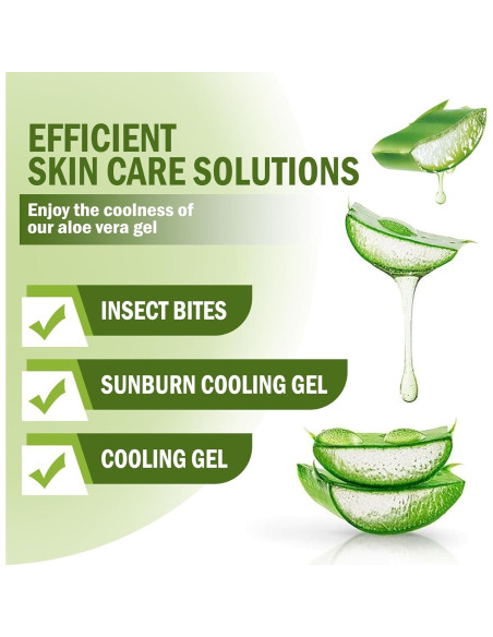 Gel de Aloe Vera Orgánico 99% WENJLYJ 260ml Hidratante Piel Gel de Aloe Vera Orgánico 99% WENJLYJ 260ml Hidratante Piel