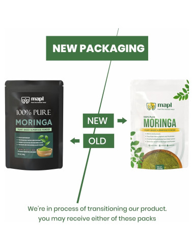 Polvo de Moringa Oleifera MAPL 200g | 100% Natural y Ayurvédico