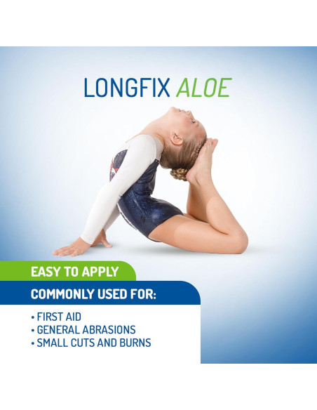Vendaje Adhesivo Longfix Aloe 50.8 x 7.6 cm - Alivio del Dolor Vendaje Adhesivo Longfix Aloe 50.8 x 7.6 cm - Alivio del Dolor