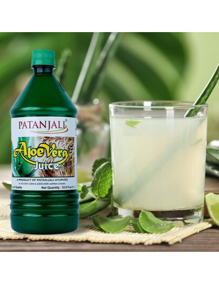 Jugo de Aloe Vera Patanjali 1L - Bebida Refrescante Jugo de Aloe Vera Patanjali 1L - Bebida Refrescante
