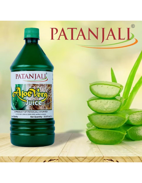 Jugo de Aloe Vera Patanjali 1L - Bebida Refrescante Jugo de Aloe Vera Patanjali 1L - Bebida Refrescante