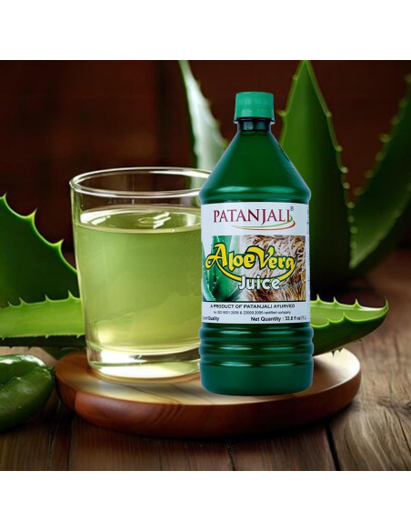 Jugo de Aloe Vera Patanjali 1L - Bebida Refrescante Jugo de Aloe Vera Patanjali 1L - Bebida Refrescante