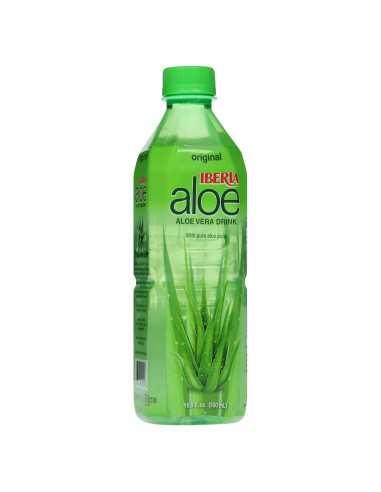 Bebida de Aloe Vera Iberia Original con Pulpa 500 ml - Paquete 24