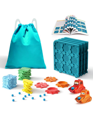 Juego de Mesa Educativo Burgkidz - Constructor de Caminos