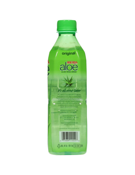 Bebida de Aloe Vera Iberia Original con Pulpa 500 ml - Paquete 24 Bebida de Aloe Vera Iberia Original con Pulpa 500 ml - Paquete 24