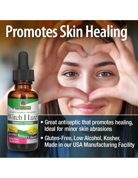 Extracto Líquido de Hamamelis Nature's Answer 30 ml 500 mg Extracto Líquido de Hamamelis Nature's Answer 30 ml 500 mg