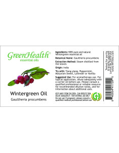 Aceite Esencial 100% Puro Wintergreen WFMED 118ml 2
