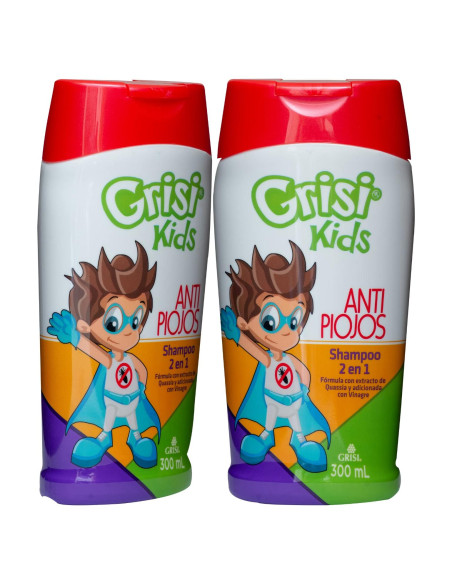 Champú Grisi Kids 300 ml - Limpiador y Repelente de Piojos Champú Grisi Kids 300 ml - Limpiador y Repelente de Piojos