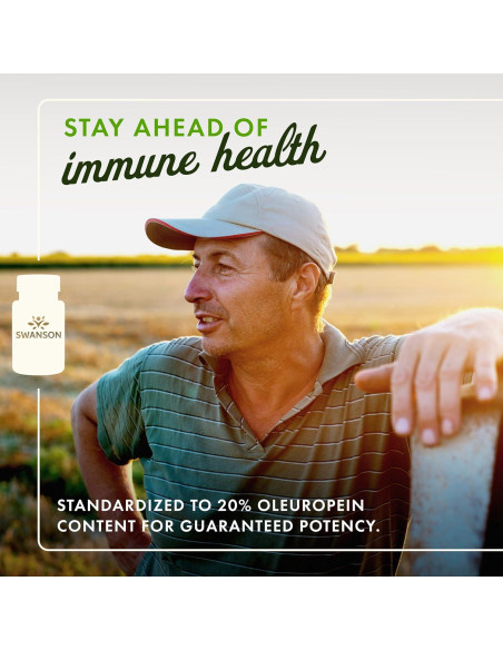 Cápsulas de Extracto de Hoja de Olivo Swanson 500mg - 120 Unidades Cápsulas de Extracto de Hoja de Olivo Swanson 500mg - 120 Unidades