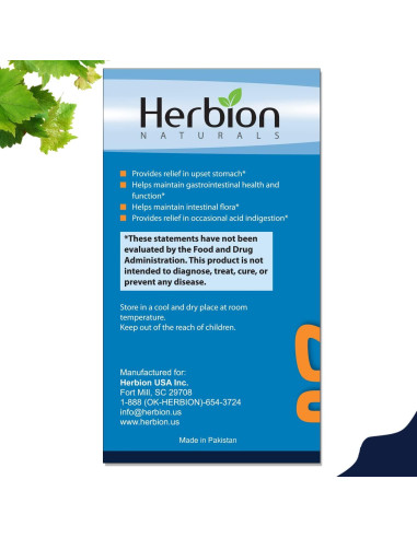 Herbion Naturals Apoyo Gastrointestinal 60 Vegicaps - Paquete de 2