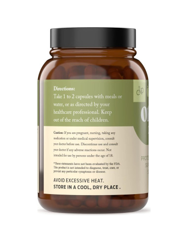 Cápsulas de Hoja de Olivo Orgánica Complete Natural 550mg 100u