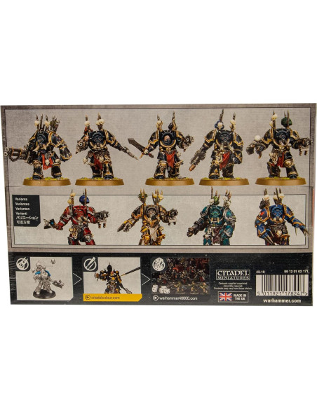 Escuadrón Terminadores del Caos Games Workshop 5 Figuras Escuadrón Terminadores del Caos Games Workshop 5 Figuras