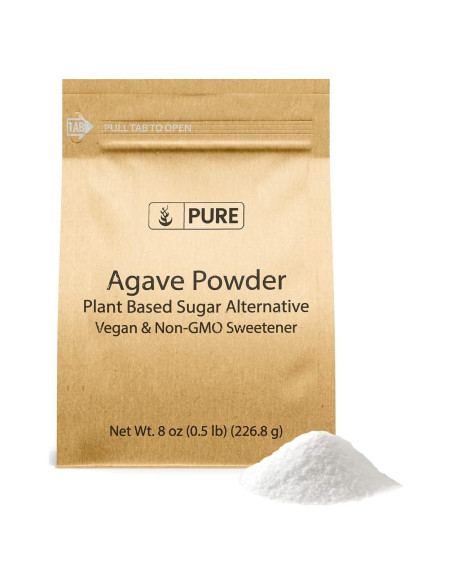Polvo de Agave 227g Ingredientes Orgánicos Puros Endulzante Vegano Polvo de Agave 227g Ingredientes Orgánicos Puros Endulzante Vegano