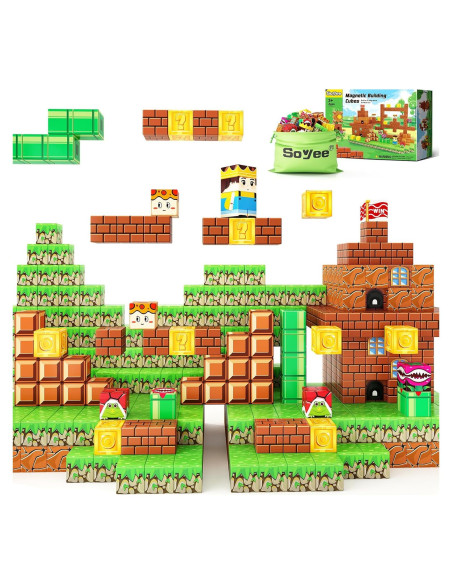Bloques Magnéticos Soyee Set de Construcción 22.8x16.6 cm Bloques Magnéticos Soyee Set de Construcción 22.8x16.6 cm