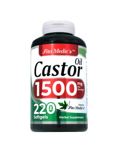 Suplemento de Aceite de Ricino Orgánico FITO MEDIC'S 220 Geles
