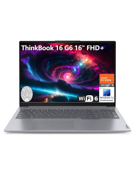 Lenovo ThinkBook 16 G6 16" FHD+ AMD Ryzen 5 16GB 512GB SSD Lenovo ThinkBook 16 G6 16" FHD+ AMD Ryzen 5 16GB 512GB SSD