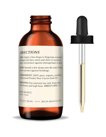Aceite de Semilla de Higo Chumbo Baja Basics 30 ml Hidratante Aceite de Semilla de Higo Chumbo Baja Basics 30 ml Hidratante