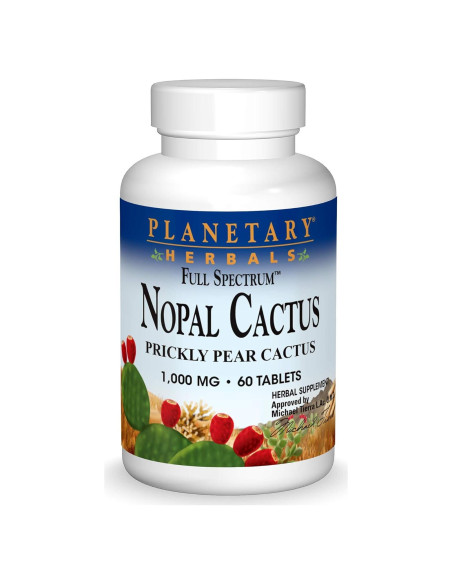Nopal Cactus 1000mg Planetary Herbals - 60 Tabletas Antioxidantes Nopal Cactus 1000mg Planetary Herbals - 60 Tabletas Antioxidantes