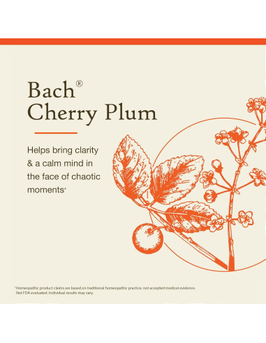 Esencia Floral Natural Bach Ciruela Cherry 20mL - Vegano